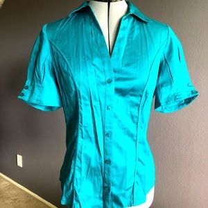 Teal blouse